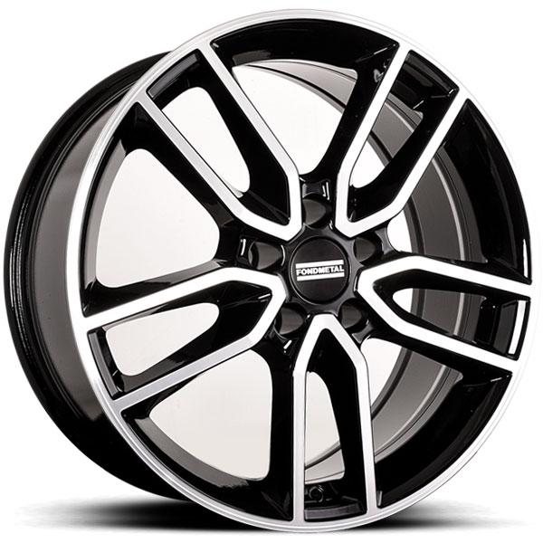 FONDMETAL KOROS GLOSSY BLACK MACHINED FONDMETAL KOROS GLOSSY BLACK MACHINED